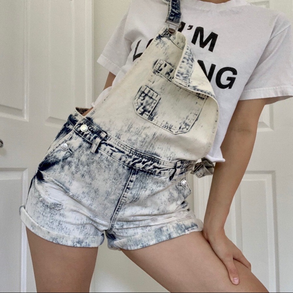 ACID WASH OVERALLS